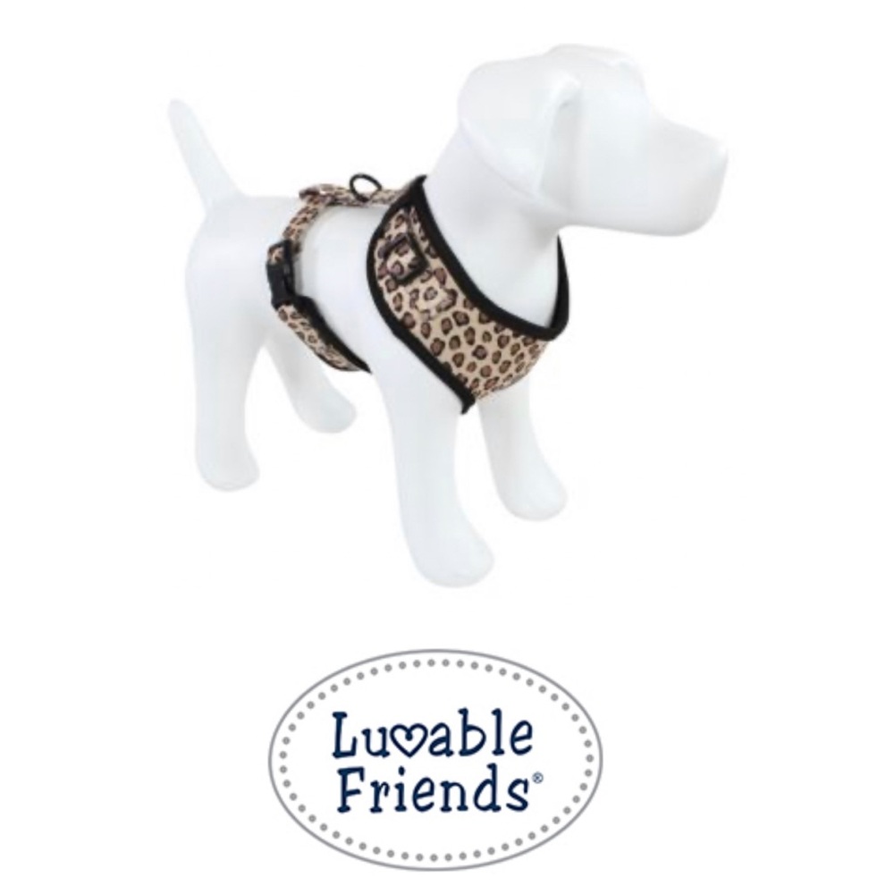 Luvable Friends Unisex Pet Harness, Leopard